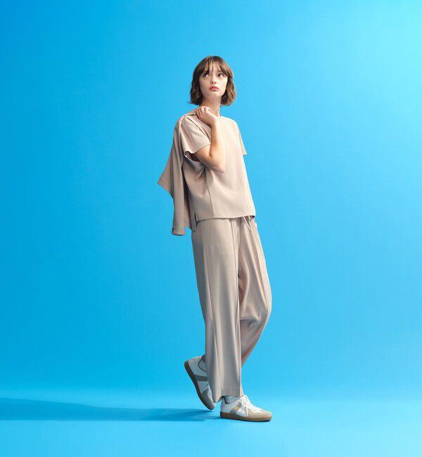 MACKINTOSH PHILOSOPHY「【Alby Easy Pants Wide（アルビー　イージーパンツ ワイド）】バックサテン」|その他|