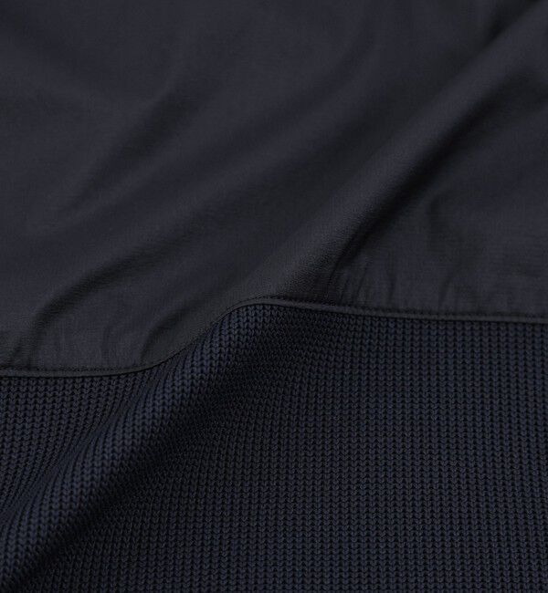 MACKINTOSH PHILOSOPHY「ブリテック コンビパーカー 針抜きジャージー」|ブルゾン・スタジャン|