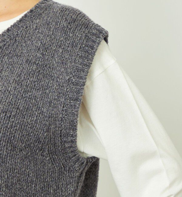 MACKINTOSH PHILOSOPHY「GREY LABEL ローゲージショートベスト」|ニット・セーター|