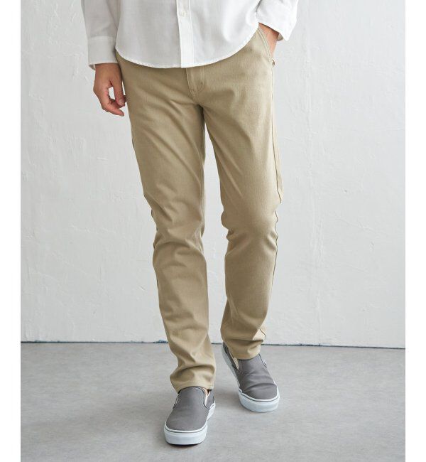 ikka「EASY STRETCH 起毛5Pパンツ」|その他|ベージュ