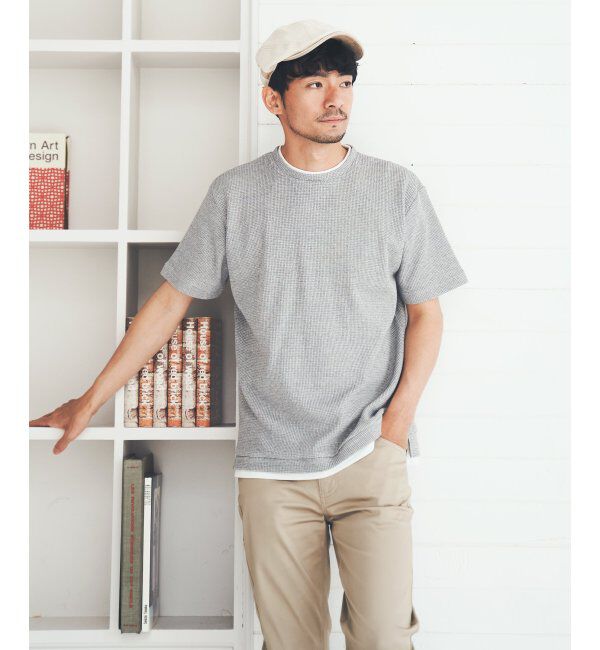 ikka「ワッフルフェイクＴ」|Tシャツ・カットソー|