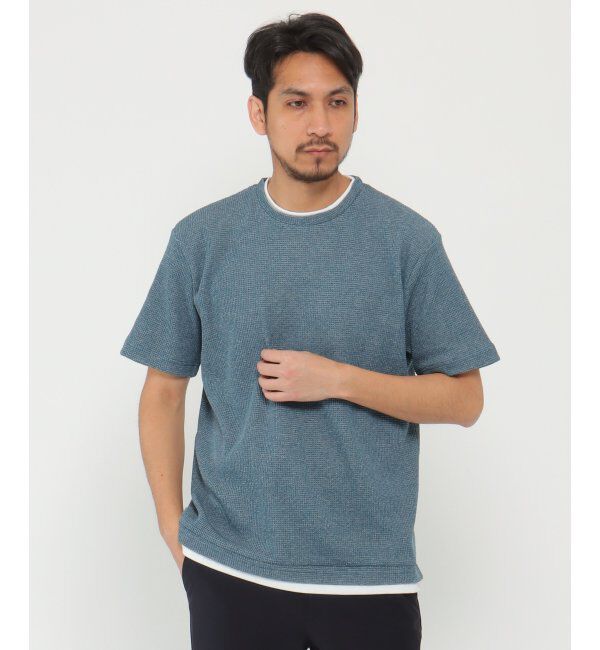 ikka「ワッフルフェイクＴ」|Tシャツ・カットソー|