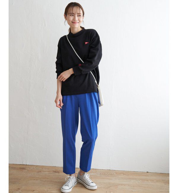 ikka「BeasyStretch テーパードパンツ」|スラックス|