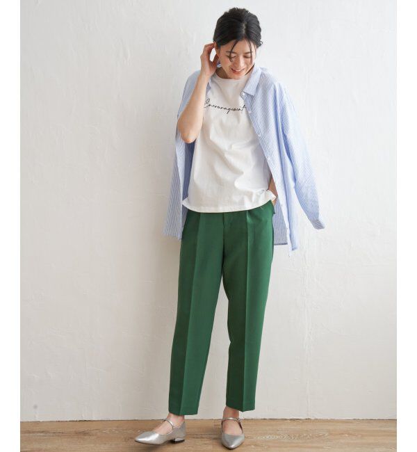 ikka「フレンチリネンMIX長袖シャツ」|シャツ・ブラウス|