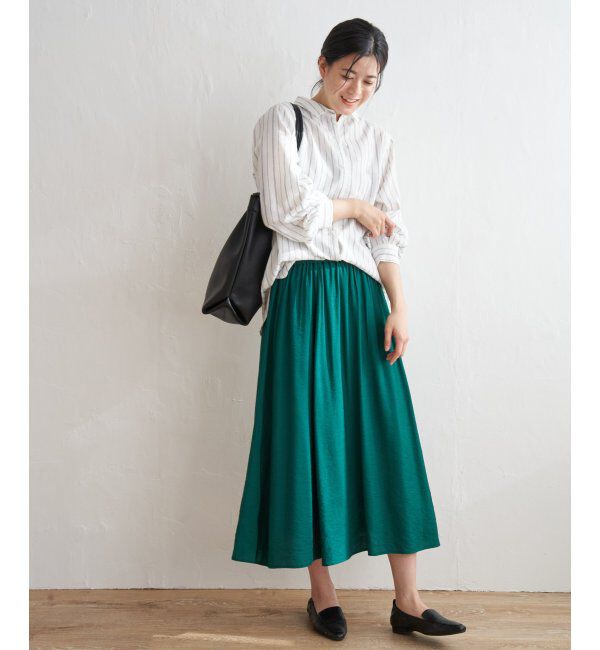 ikka「フレンチリネンMIX長袖シャツ」|シャツ・ブラウス|