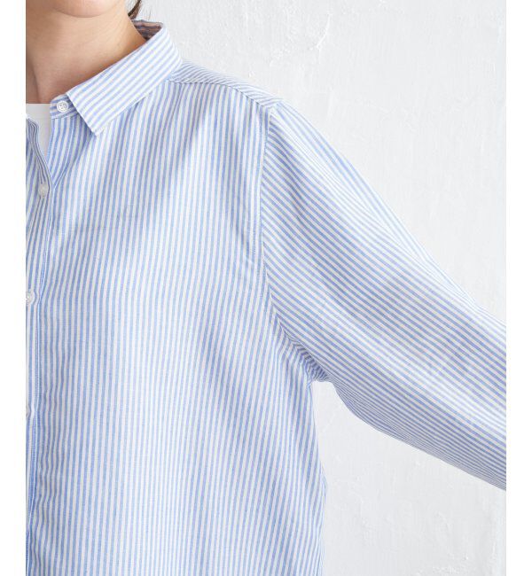 ikka「フレンチリネンMIX長袖シャツ」|シャツ・ブラウス|