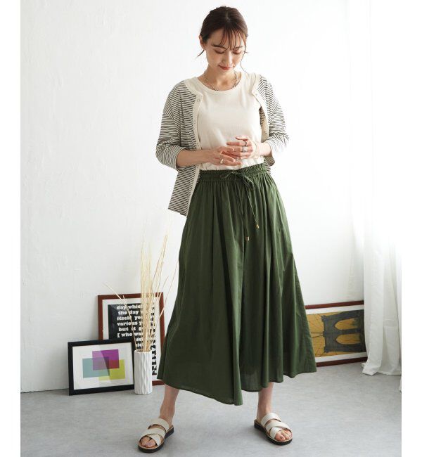 ikka「【雑誌 InRed 6月号掲載】コットンボリュームスカーチョ」|その他|