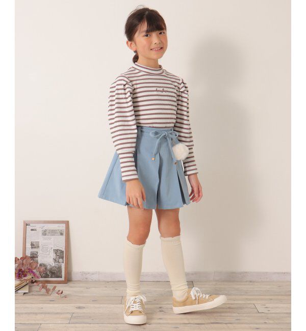 ikka kids「ソデボリュームテレコＢＤＴ」|Tシャツ・カットソー|