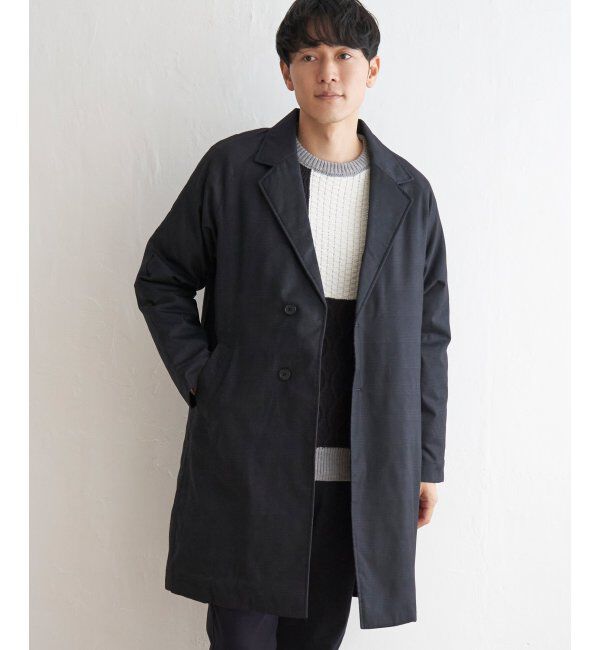 ikka「sorona(R) ウールライクチェスターコート」|その他|ブラック