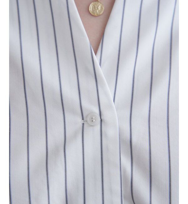 ikka「バンドカラースキッパーチュニック」|シャツ・ブラウス|