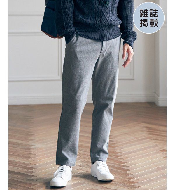 ikka「GOKU楽パンツ EASY STRETCH 起毛イージー」|その他|グレー