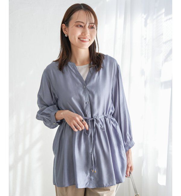 ikka「シアースキッパーブラウス」|シャツ・ブラウス|