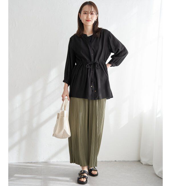 ikka「シアースキッパーブラウス」|シャツ・ブラウス|