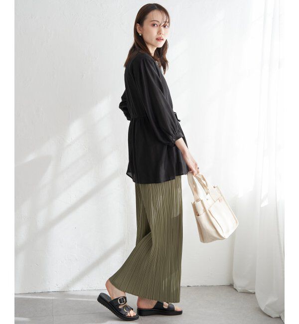 ikka「シアースキッパーブラウス」|シャツ・ブラウス|