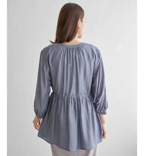 ikka「シアースキッパーブラウス」|シャツ・ブラウス|