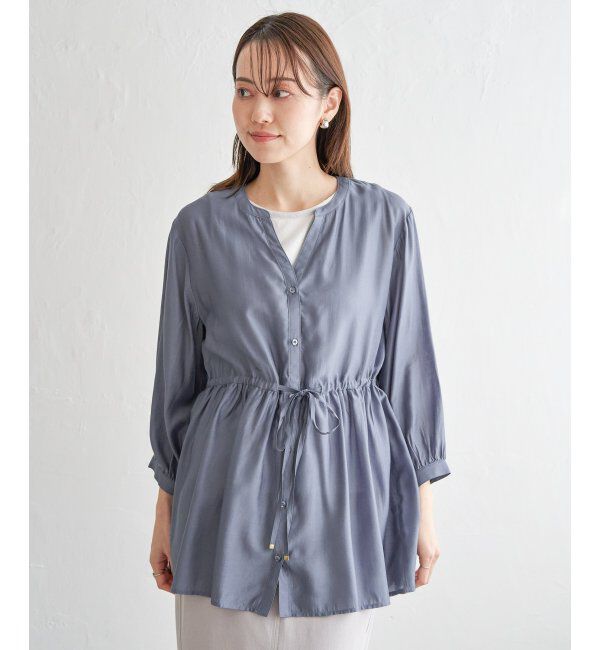 ikka「シアースキッパーブラウス」|シャツ・ブラウス|