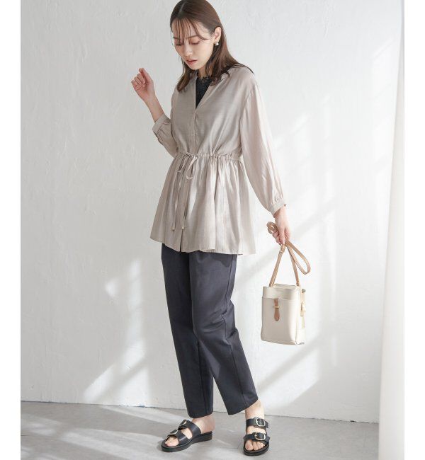 ikka「シアースキッパーブラウス」|シャツ・ブラウス|