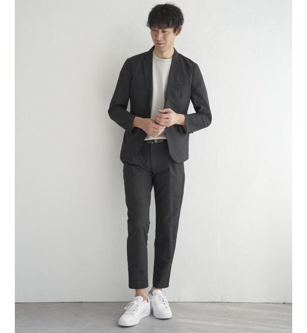 IKKA LOUNGE「【セットアップ対応】ブラックドットサッカーライトパンツ」|その他|