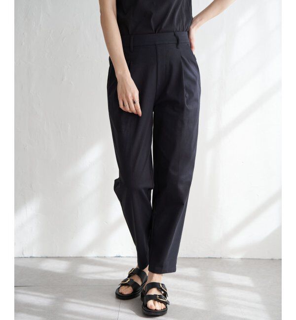IKKA LOUNGE「【セットアップ対応】GOKU楽ワークテーパードパンツ」|その他|ネイビーブルー