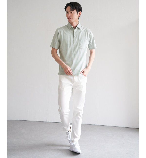 IKKA LOUNGE「【吸水速乾／イージーケア】アーバンドライカッタウェーポロシャツ」|Tシャツ・カットソー|