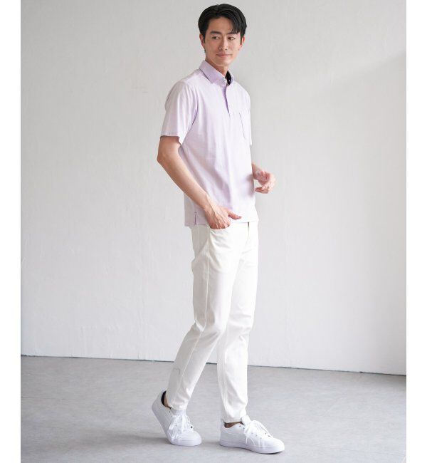 IKKA LOUNGE「【吸水速乾／イージーケア】アーバンドライカッタウェーポロシャツ」|Tシャツ・カットソー|
