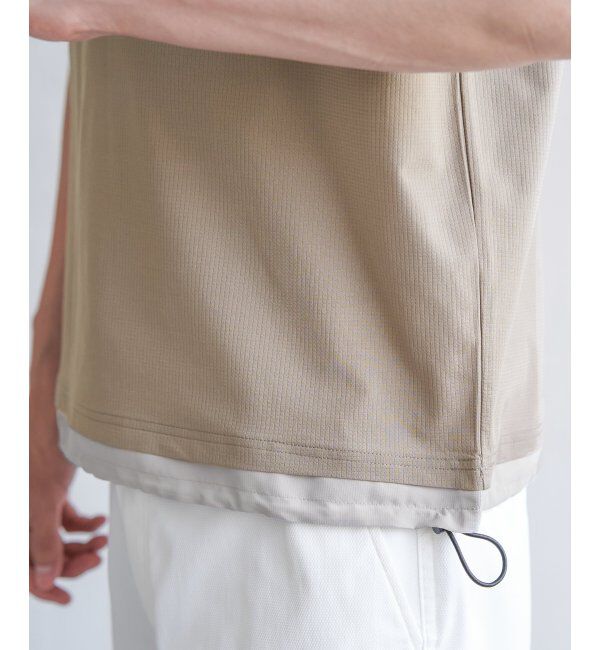 ikka「ドライメッシュドロストTシャツ」|Tシャツ・カットソー|