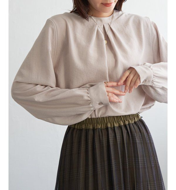 ikka「【親子コーデ】マルチWAYバンドカラーシャツ」|シャツ・ブラウス|