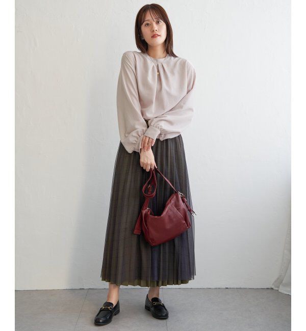 ikka「【親子コーデ】マルチWAYバンドカラーシャツ」|シャツ・ブラウス|