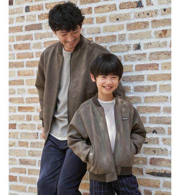 ikka「フェイクスウェードブルゾン」|ブルゾン・スタジャン|