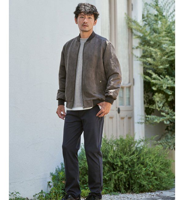 ikka「フェイクスウェードブルゾン」|ブルゾン・スタジャン|