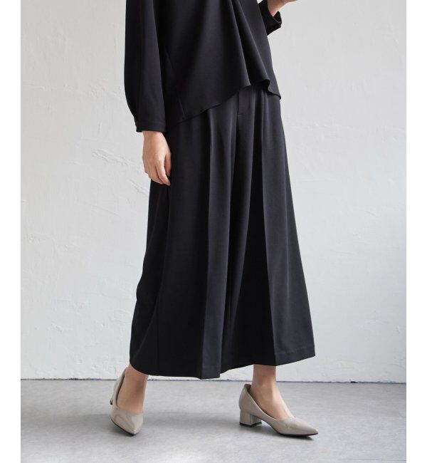 IKKA LOUNGE「【フォーマル対応／2点セット】GOKU楽 長袖フレアセット」|ワンピース|