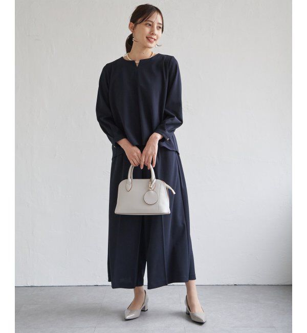 IKKA LOUNGE「【フォーマル対応／2点セット】GOKU楽 長袖フレアセット」|ワンピース|