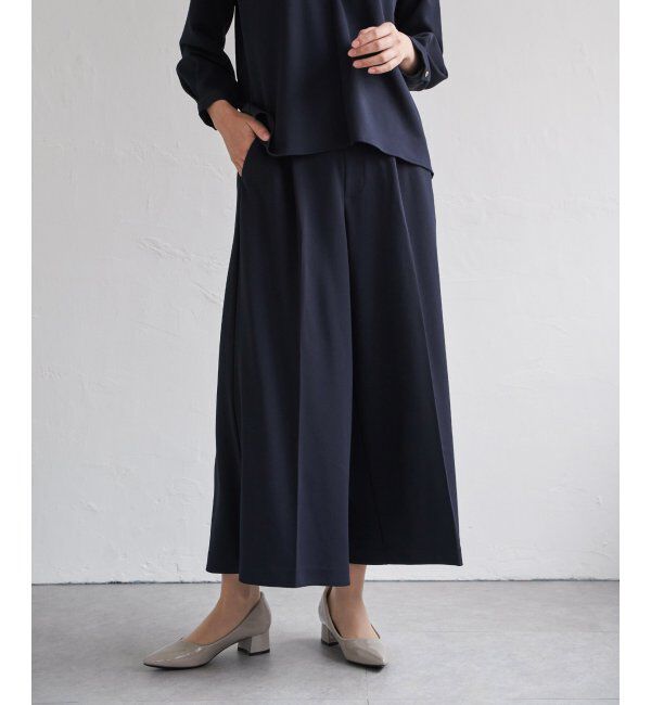 IKKA LOUNGE「【フォーマル対応／2点セット】GOKU楽 長袖フレアセット」|ワンピース|