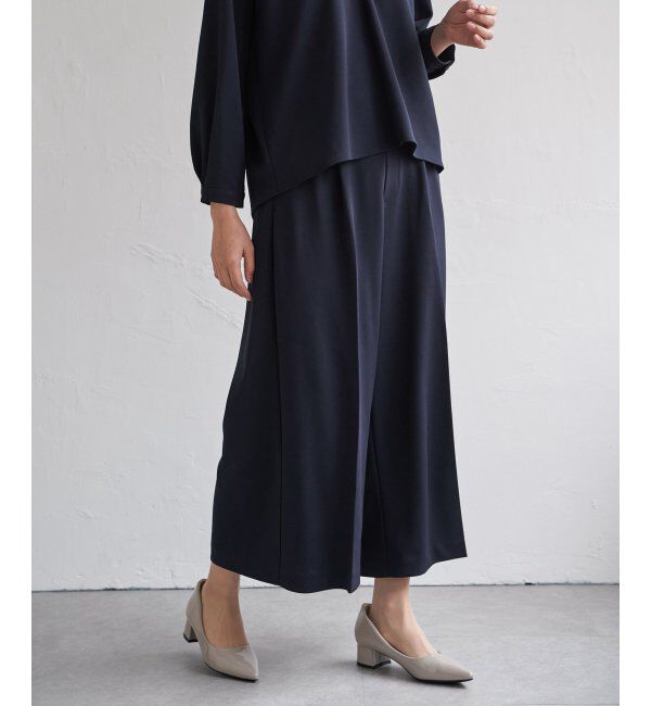 IKKA LOUNGE「【フォーマル対応／2点セット】GOKU楽 長袖フレアセット」|ワンピース|