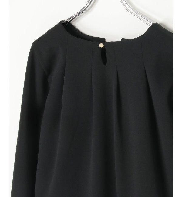 IKKA LOUNGE「【フォーマル対応／2点セット】GOKU楽 長袖フレアセット」|ワンピース|