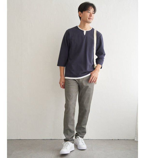 ikka「GOKU楽パンツ EASY STRETCHチェック5P」|その他|