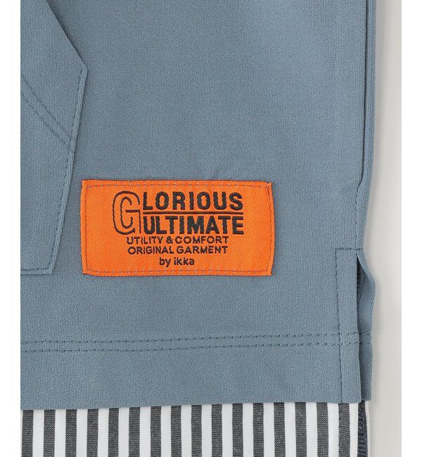 ikka kids「冷感布帛レイヤードカンガルTシャツ（120~160cm）」|Tシャツ・カットソー|