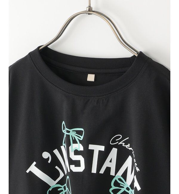 ikka kids「【セットアップ対応】冷感メッシュ袖リボンゆるプルオーバー（120~160cm）」|Tシャツ・カットソー|