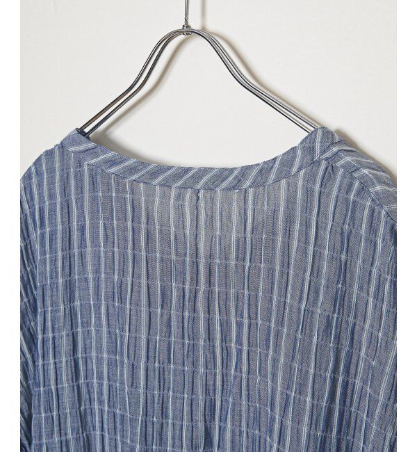 Lbc with Life「テンセル混Vネックブラウス」|シャツ・ブラウス|