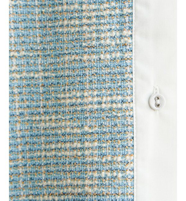 Lbc with Life「異素材切り替えシャツ」|シャツ・ブラウス|