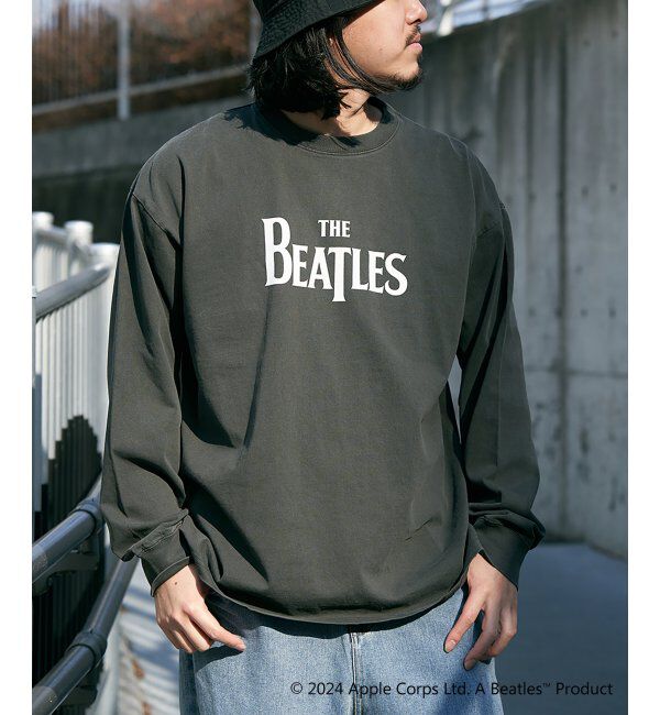 VENCE share style「THE BEATLES ザ ビートルズ ピグメントロンＴ」|Tシャツ・カットソー|チャコール