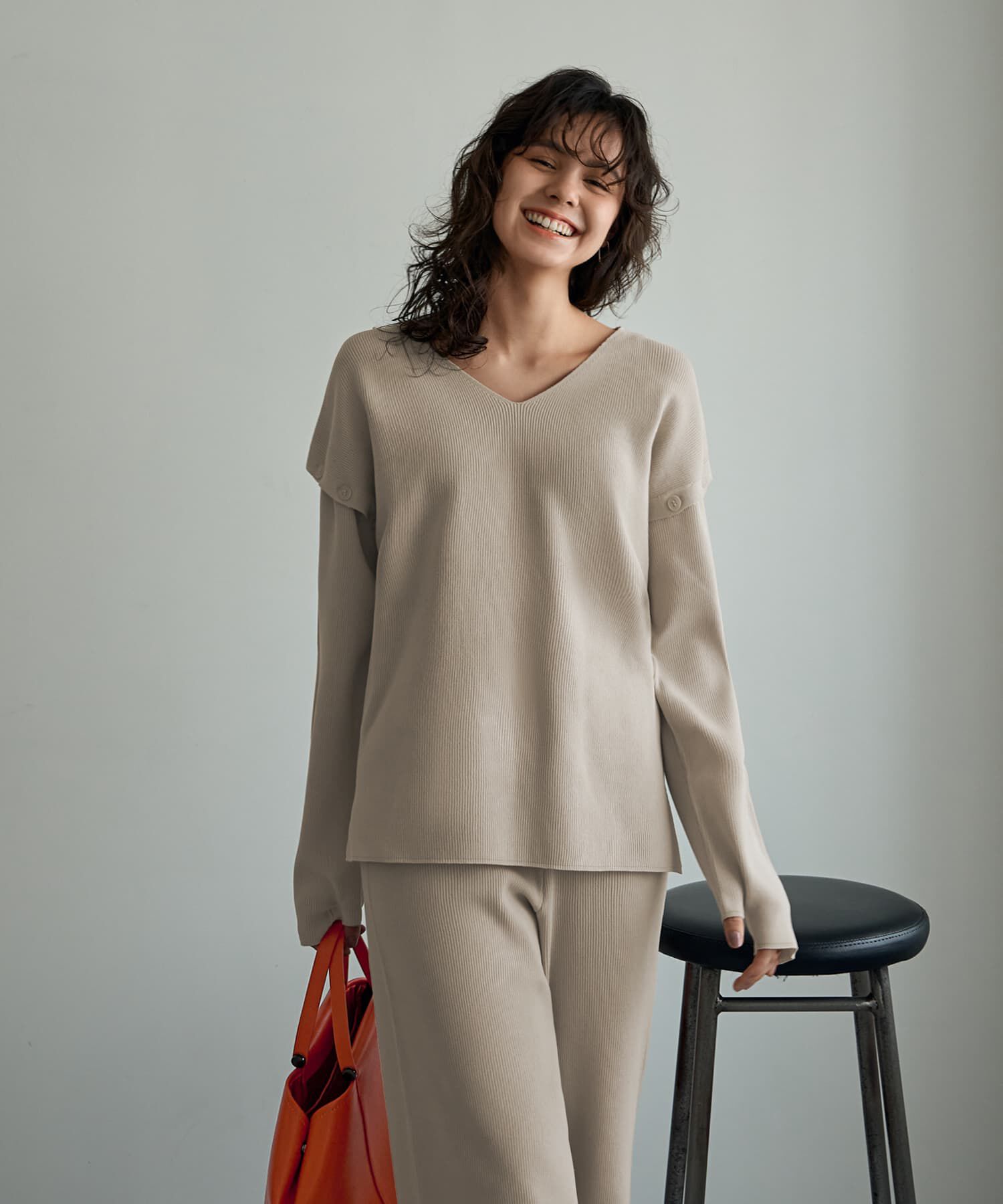 STYLE DELI「袖が外せる◆PUFFニットセットアップ」|ニット・セーター|