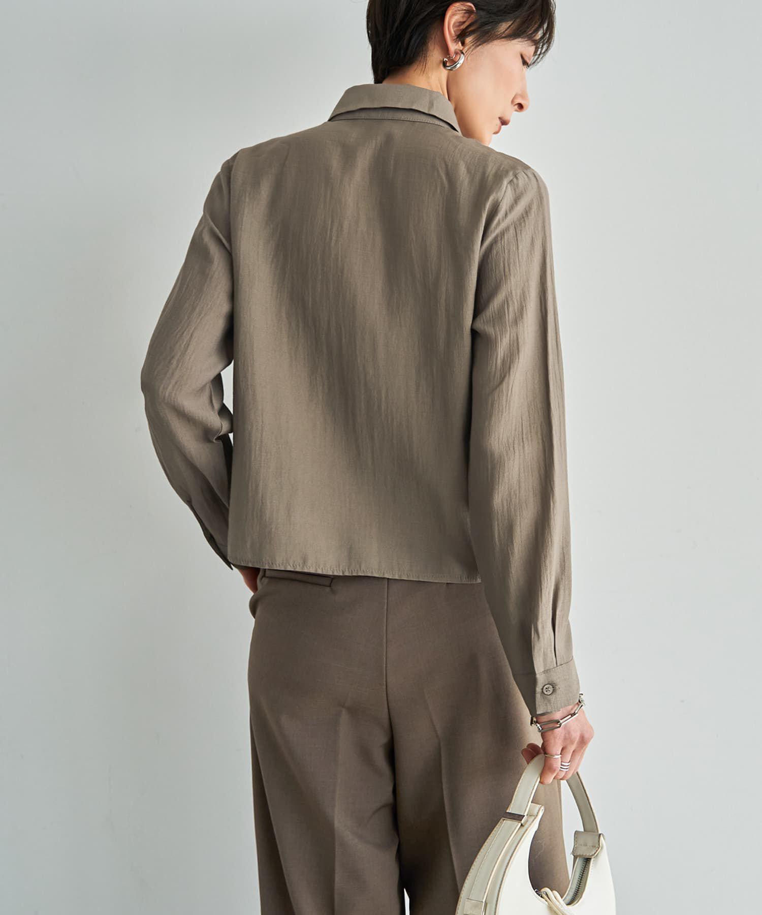 STYLE DELI「キャミレイヤード風シアーシャツ」|シャツ・ブラウス|