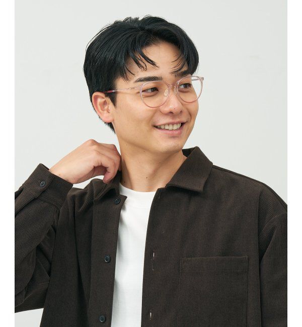  「MAQuillAGE(マキアージュ) コラボ｜ 血色感 メガネ | 中顔面短縮みえ メイク 大人可愛い レンズ交換券付」|メガネ|