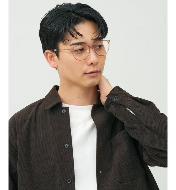  「MAQuillAGE(マキアージュ) コラボ｜ 血色感 メガネ | 中顔面短縮みえ メイク 大人可愛い レンズ交換券付」|メガネ|