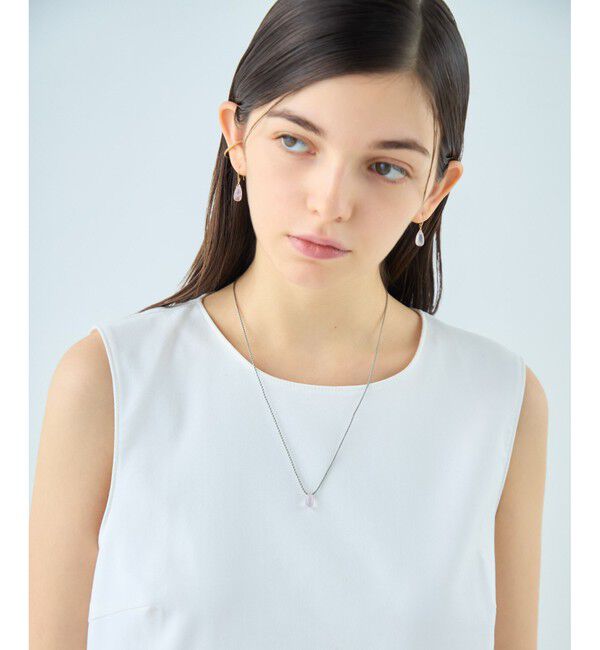 ete「[スウィングドロップ] ナチュラルストーン コード ネックレス」|ネックレス|