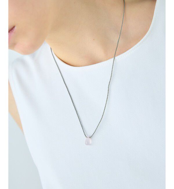 ete「[スウィングドロップ] ナチュラルストーン コード ネックレス」|ネックレス|