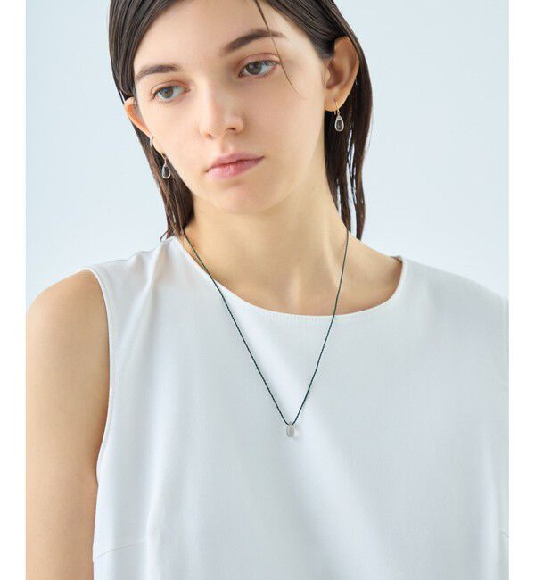 ete「[スウィングドロップ] ナチュラルストーン コード ネックレス」|ネックレス|