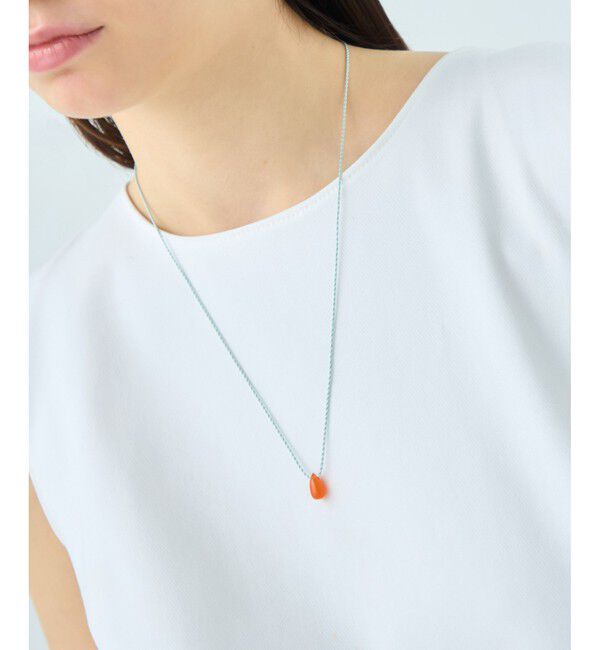 ete「[スウィングドロップ] ナチュラルストーン コード ネックレス」|ネックレス|