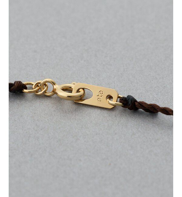 ete「[スウィングドロップ] ナチュラルストーン コード ネックレス」|ネックレス|